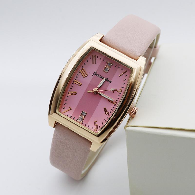 Винтажные квадратные женские повседневные часы с бриллиантами для женщин, простые ремешковые наручные часы, темпераментные аксессуары, подарок для девушки на вечеринку, reloj mujer