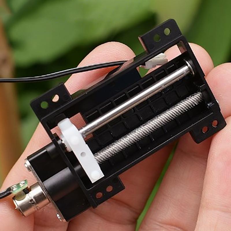 1 шт. 30 мм ход 2-фазный 4-проводной линейный винтовой ползунок привод гайка 13,2 Ом мини драгоценный 6 мм планетарный редуктор шаговый двигатель