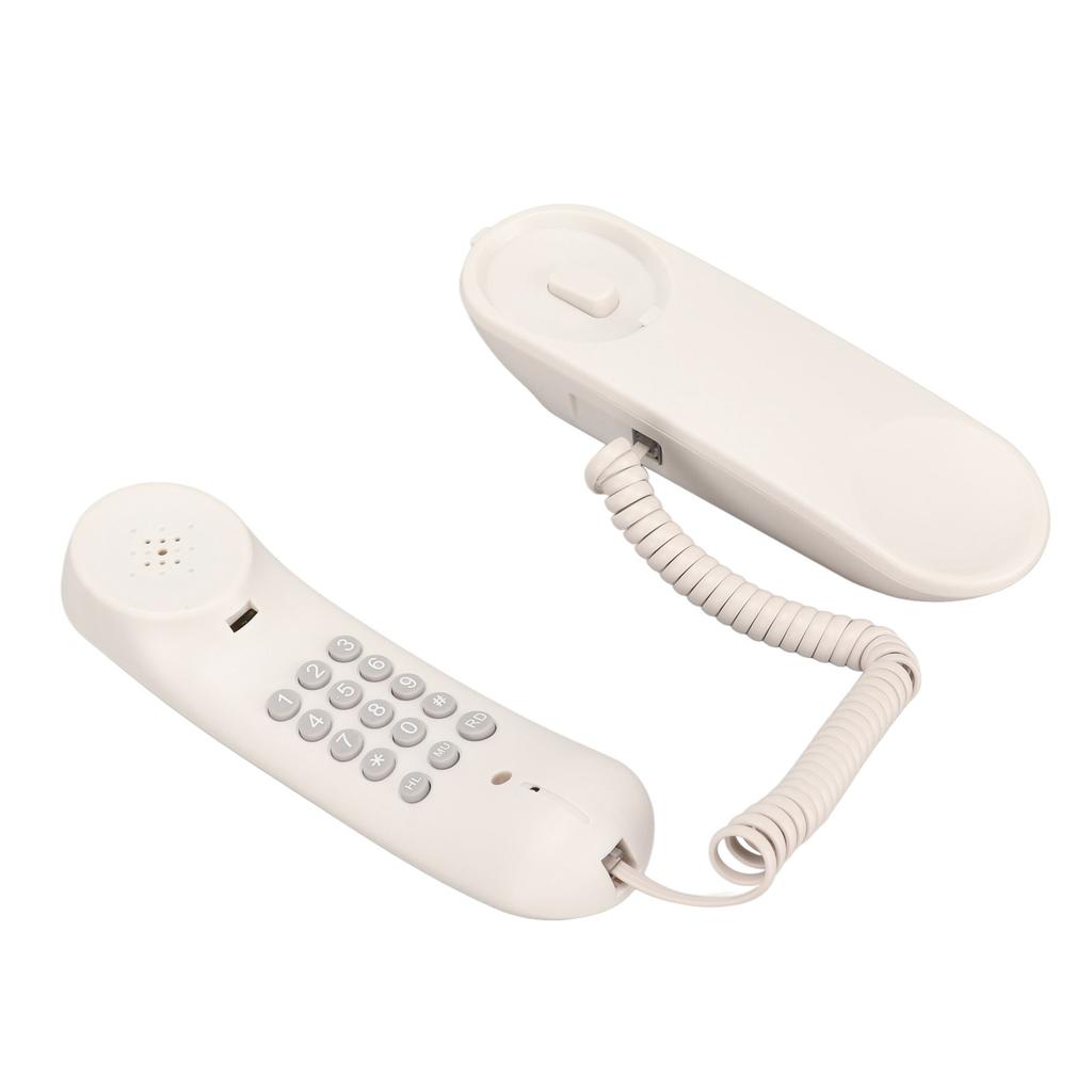 Wall Telephone Multifunction NaBig Buttons Function Corded Wall Phone for Hotel