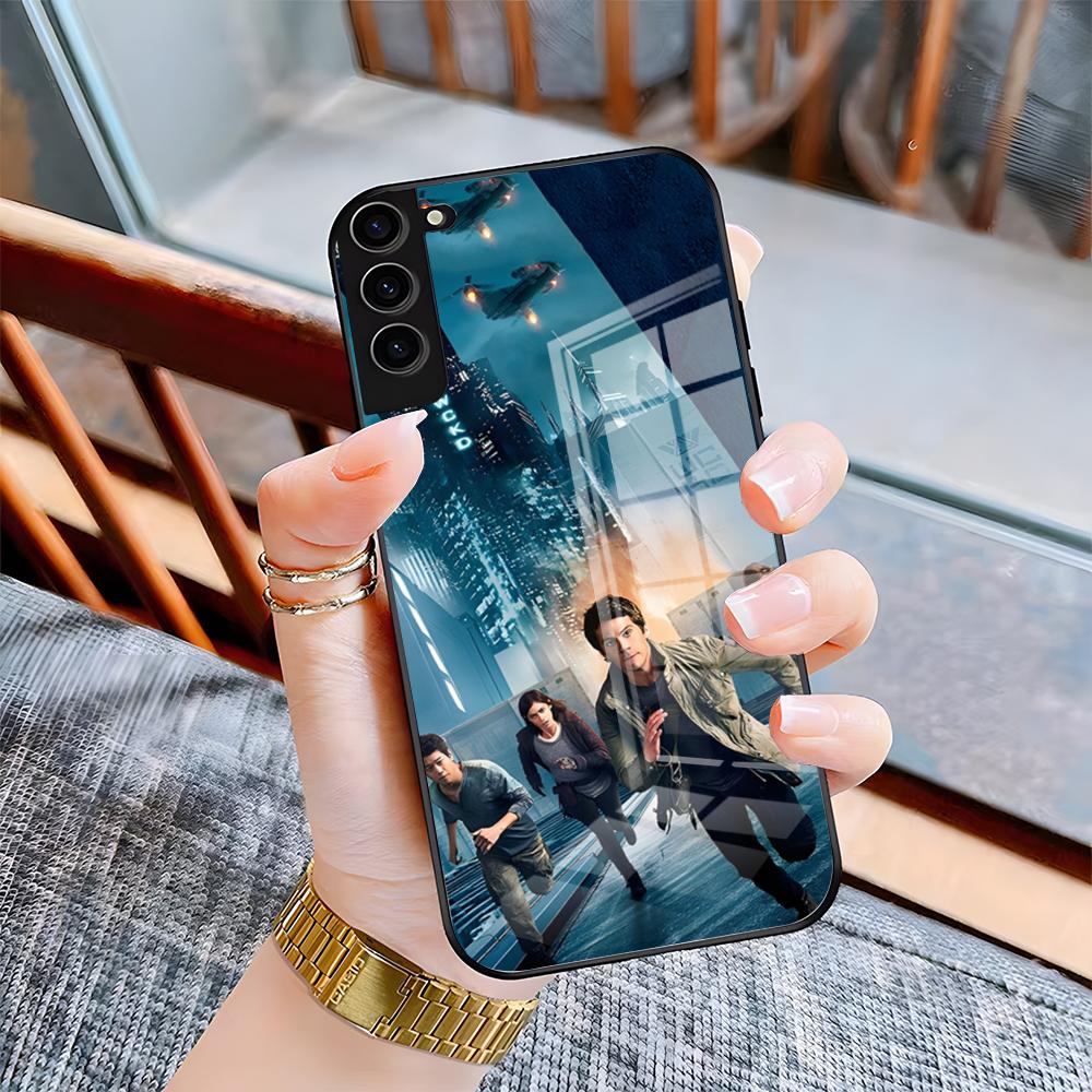 Чехол для телефона с фильмом «Бегущий в лабиринте» для Samsung A25 A13 A33 5G A54 A36 A35 A56 A52 A14 Ударопрочный стеклянный чехол