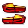 VLAND Full LED Dynamic Tail Lights Red Lens Fit for 3 Series F30 M3 F80 2012?2019