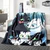 1pc Toothless1 Blanket, Gift, for Men and Women, Soft Blanket, Good for Sofa Bed Couch Travel, Lightweight Flannel Blanket