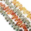 10pcs Glass Crystal Water Drop Beads for Bracelet Earring Connector Jewelry