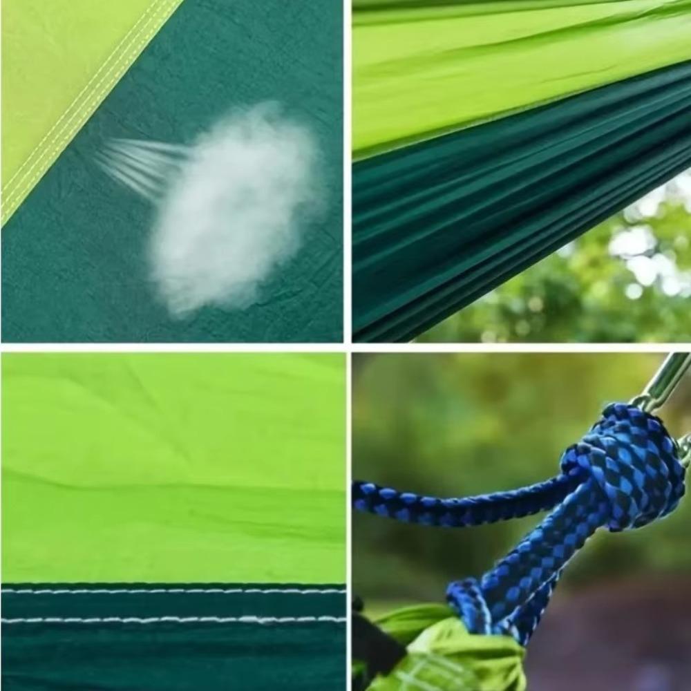 Double Nylon Hanging Bed Portable Camping Swing Useful Camping Hammock  Outdoor