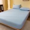 1 Piece Of Solid Matte Bedsheet, Sky Blue Bedspread For Bedroom, Bedding (Excluding Pillowcases)