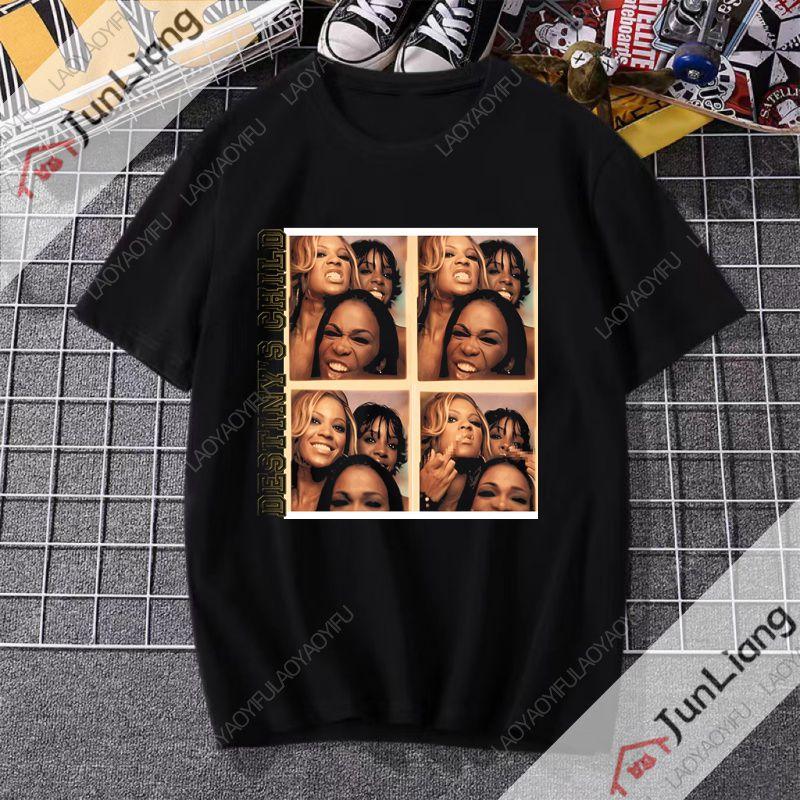 Destinys Child TShirt graphics clothes summer tops shirts for men Fashionable casual relaxed streetwear for both men and women