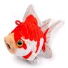 Lilizzhoumax Realistic Goldfish Plush Toy, Ornamental Fish Toy, Beautiful, Small, Cute Fish Toy, Bag Pendant Decoration, Christmas Decoration (Gray
