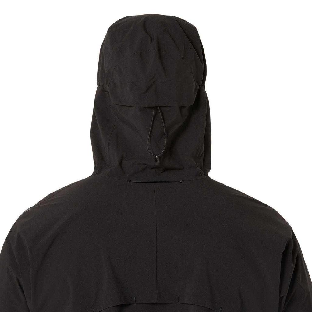 Asics Metarun Waterproof Breathable Hooded Long Sleeve Jacket Men Jacket Black 2011D121-001