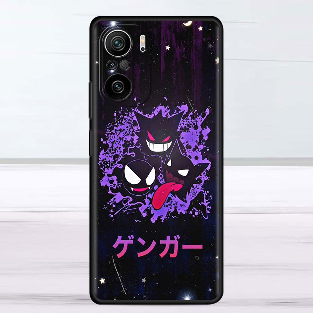Чехол для Xiaomi Redmi Note 111 9S 10 9 8 7 9A 9C 9i K40 8T 10C 9T K50 силиконовый чехол для телефона японское аниме Pokemon Gengar