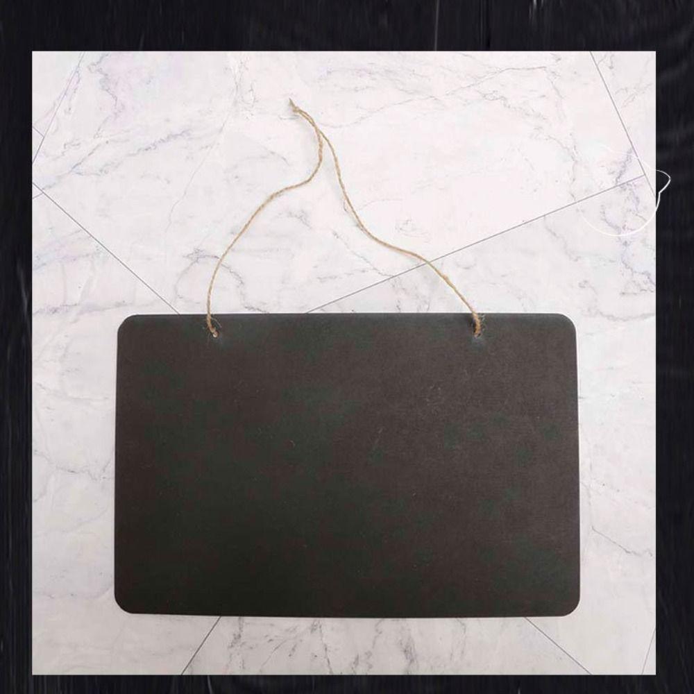 Double Sided Chalkboard Tabletop Chalkboards Hanging Signs Menu Boards Message Label Memo Message