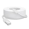 Очень длинный USB-кабель для зарядки Micro USB для термометра / камеры, длинный прочный зарядный провод 393,7 дюйма / 590,55 дюйма