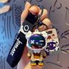 Cute Bear Keychain Cartoon Doll Keyring for Men Car Souvenirs Women Bag Pendant Accessories