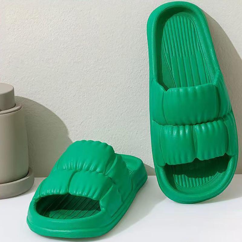 Женские суперлегкие тапочки-облака, сандалии, летние пляжные женские шлепанцы на мягкой подошве, мужские и женские домашние нескользящие шлепанцы из ЭВА для ванной комнаты