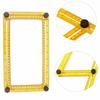 Ouniondo® Nouvel outil de mesure en plastique de règle d'angle de modèle d'angle multifonctionnel_love2095