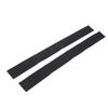 2Pcs 25in Black Stove Counter Cover Silicone OilProof StainProof Stove   Filler for Restaurant Kitchen