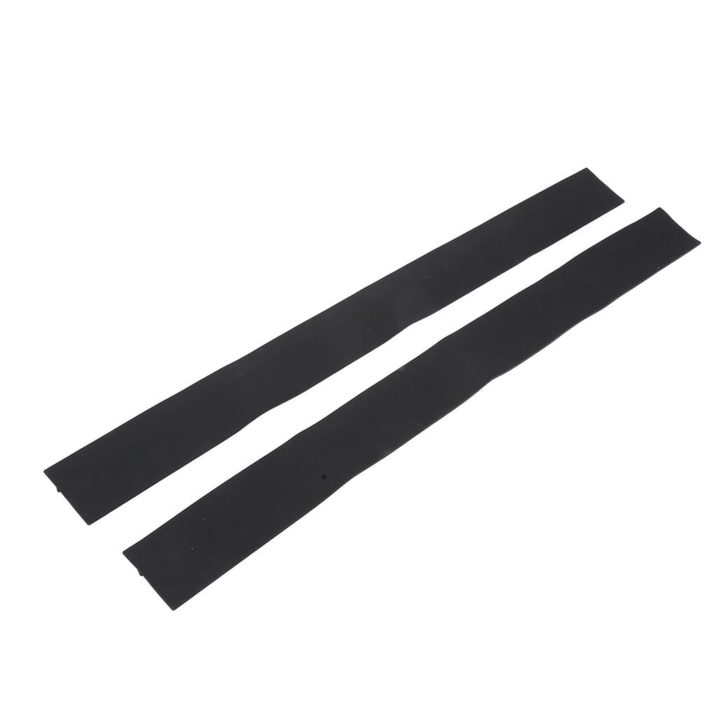 2Pcs 25in Black Stove Counter Cover Silicone OilProof StainProof Stove   Filler for Restaurant Kitchen