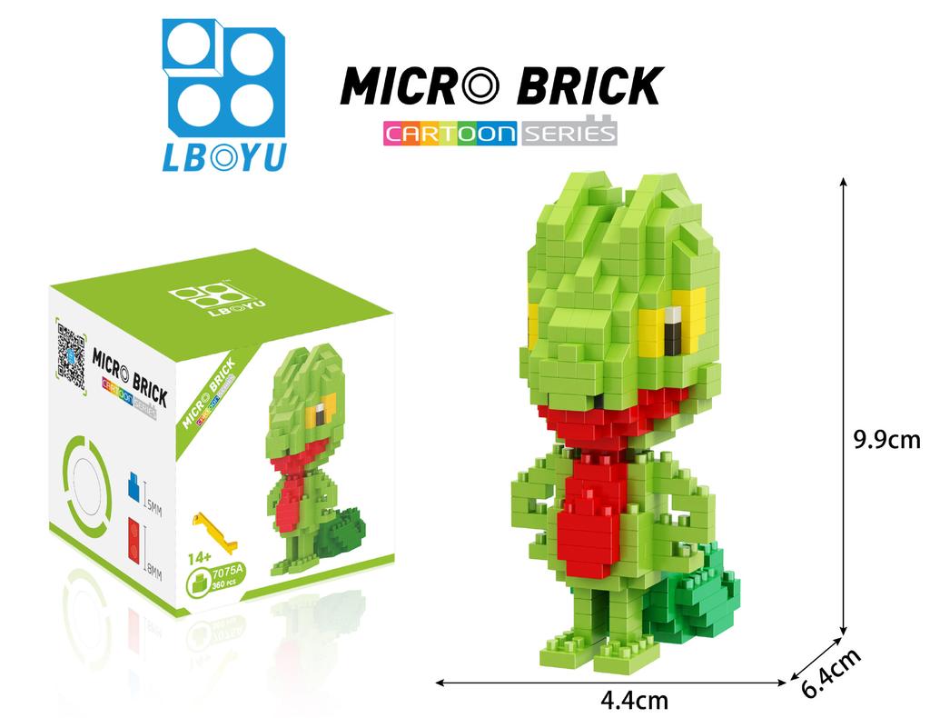 Pokemon Micro Building Blocks LBOYU Jigglypuff Gengar Mudkip Piplup Raichu Bulbasaur Pikachu Mini Brick Figures Toy  For Kids