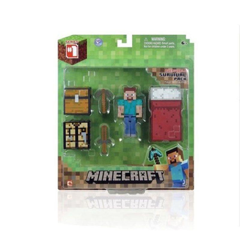 Коллекция фигурок-пазлов Minecraft Высококачественный домашний декор и подарок для геймеров