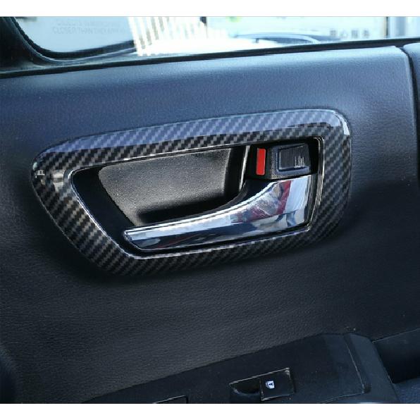 Для Toyota Tacoma 2016- Накладка на чашку ручки внутренней двери из углеродного волокна