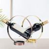 Freestanding Iron Round Wine Rack Single Red Wine Display Rack Modern Wine Bottle Rack  Restaurant