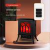 Smart Voice-Controlled 3D Flame Fan Heater: Rapid Heating & Energy-Saving Fireplace