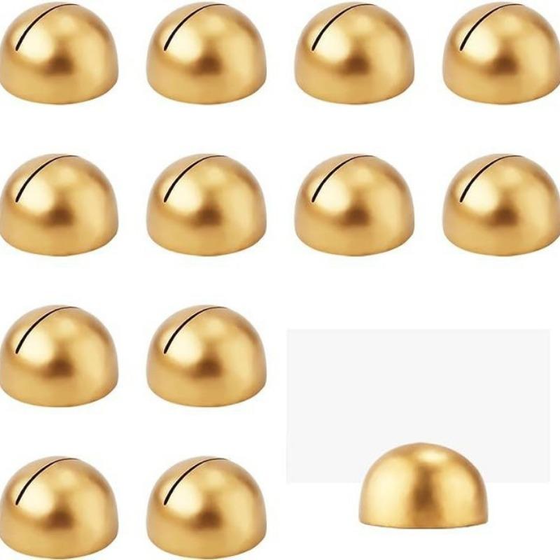 1pc Place Card Holders Sophisticated Gold Table Number Clip Stands for Party Gathering Banquets Table Decoration and Accessories