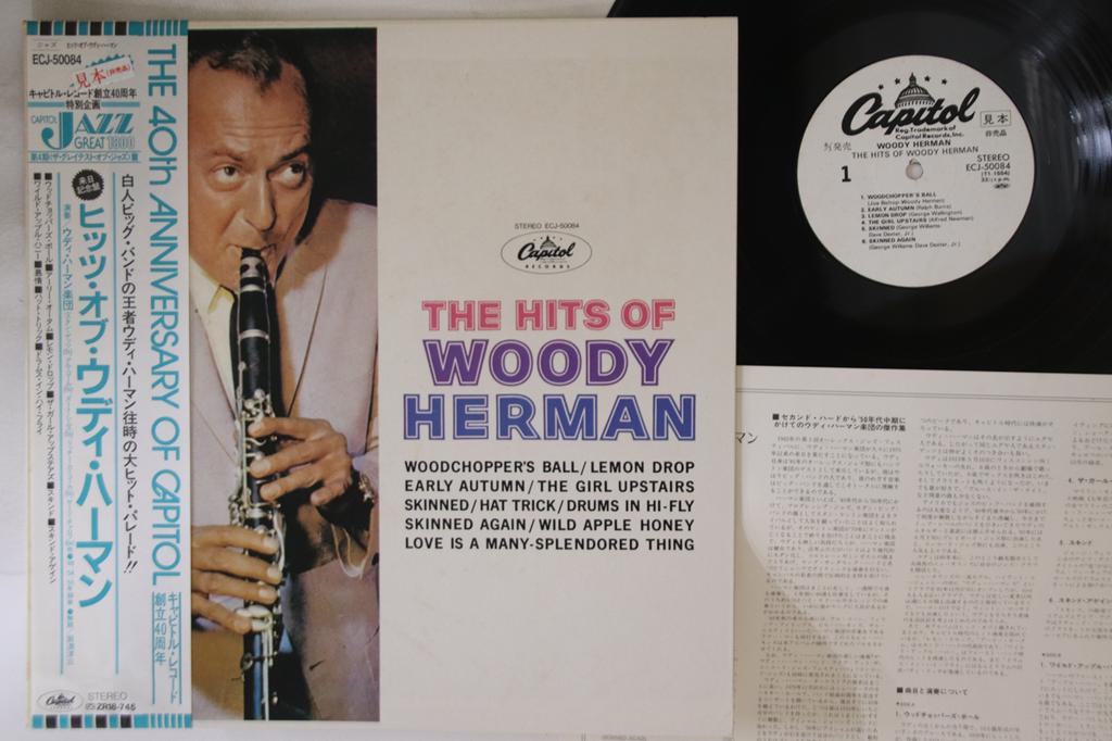 LP Record WOODY HERMAN - Hits Of Woody Herman ECJ50084PROMO CAPITOL Japan Obi Jazz Used