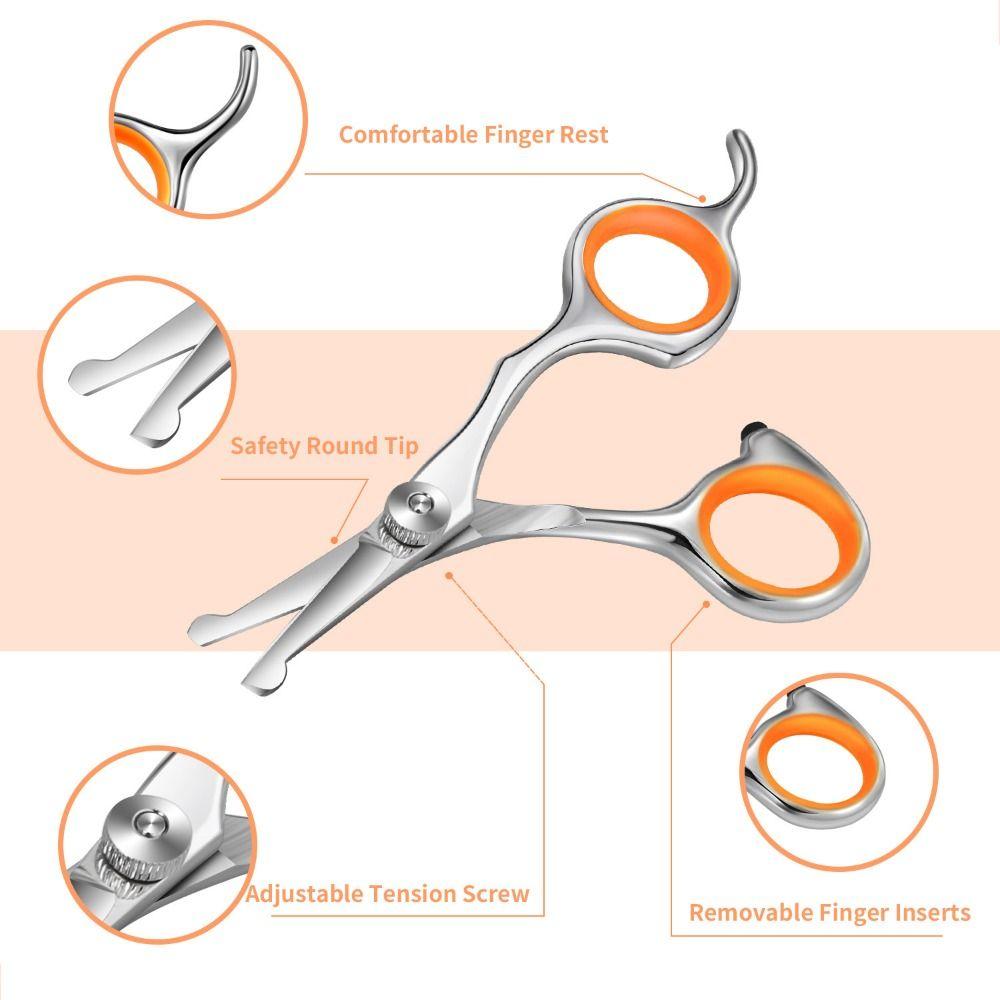 Stainless Steel Cat Grooming Scissors Professional Dog Hair Scissors Cleaning