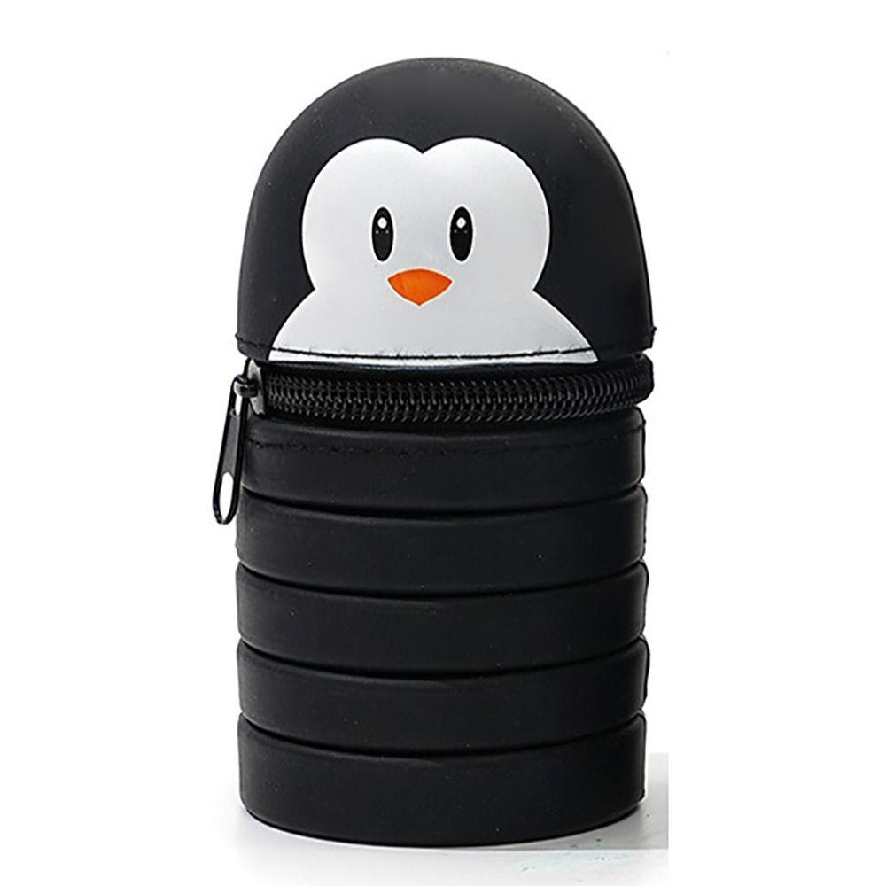 Мультяшный силиконовый пенал Силиконовый пенал в форме животного Высококачественная сумка для хранения канцелярских товаров