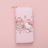 Fresh Japanese Cute Kitten Lady Wallet Girls Wallet Long Zipper Texture Student Card Bag New