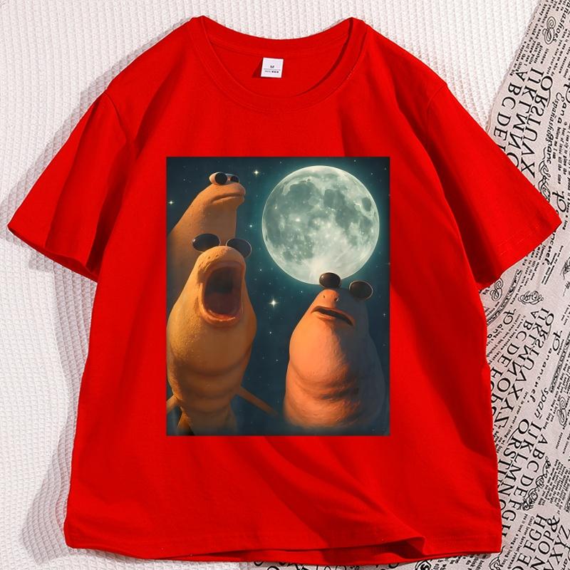 Marcus The Worm Moon Graphic T Shirts Causal Cotton Short Sleeve Round Neck Tshirt Loose Vintage Printed Tee Shirt Clothes