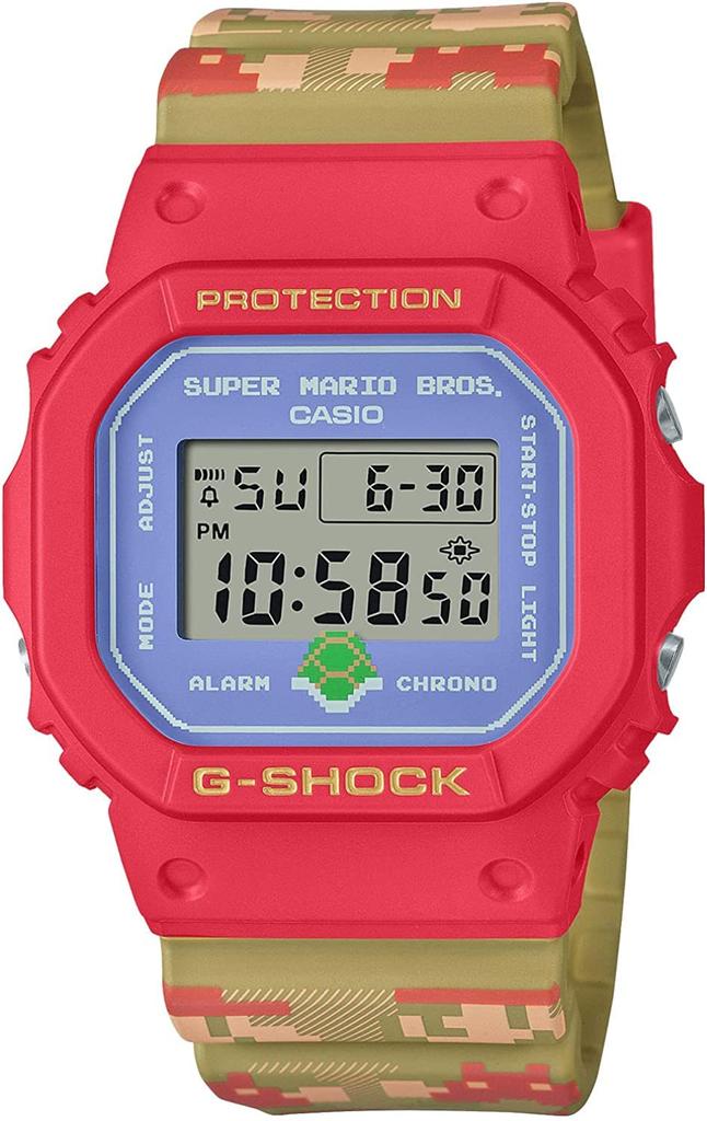 CASIO G-SHOCK SUPER MARIO BROTHERS Collaboration Limited Edition Мужские часы Красный Синий DW-5600SMB-4