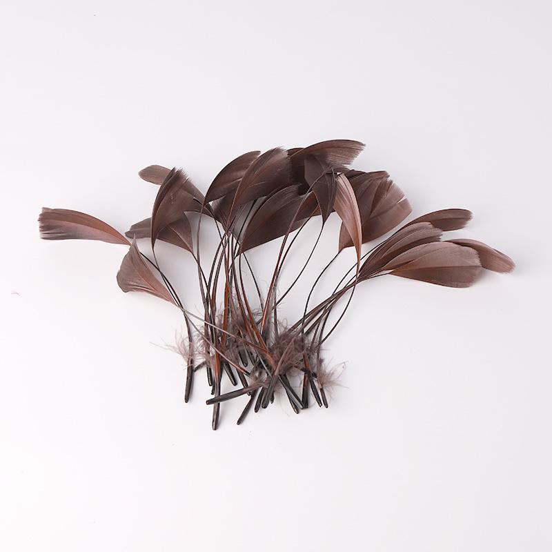 50Pcs22 Colors Optional Diy Handmade Feather Color Torn Large Floating Feather Goose Feather Jewelry Accessories Craft Decoration Materials