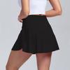 Женская спортивная короткая юбка, шорты для йоги, брюки-юбка, теннисная юбка, уличная юбка для йоги с высокой талией