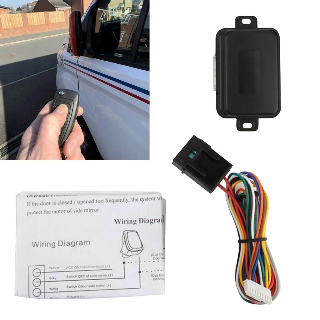 Автоматическое интеллектуальное автоматическое автомобильное зеркало заднего вида, складная система, автоматические боковые зеркала заднего вида, складной комплект модулей, автомобильные аксессуары