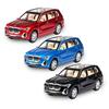 BMW X7 Роскошный внедорожник 1:24 Литая металлическая модель автомобиля с инерционным механизмом - Черный