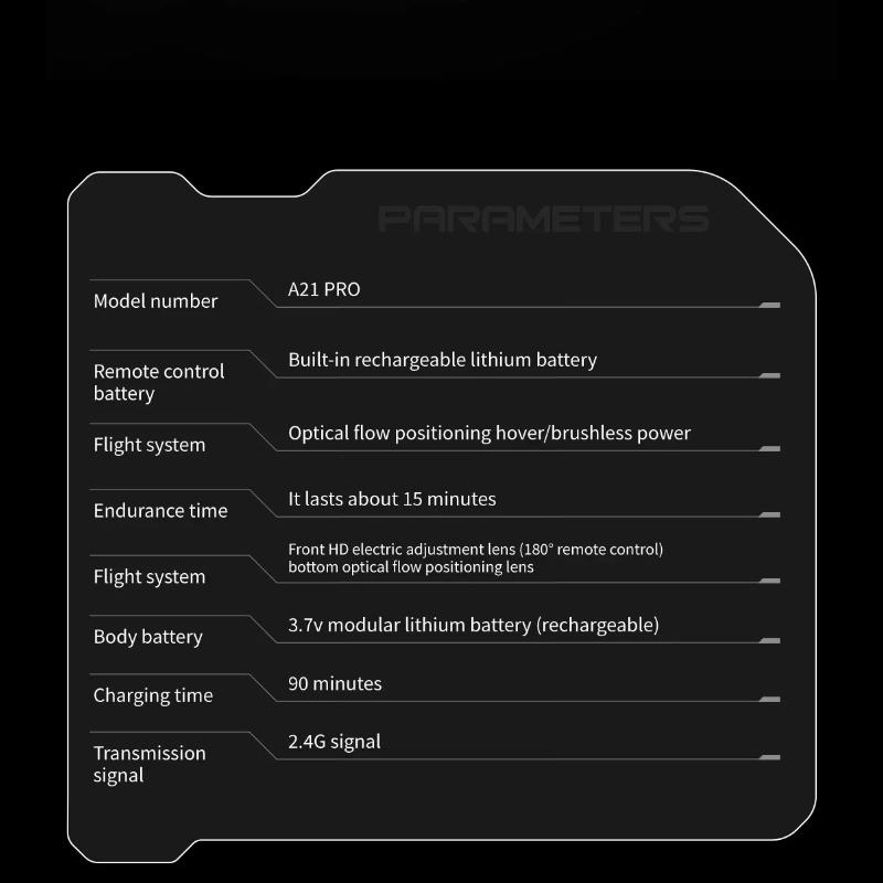 Original A21 Pro Drone Professional FPV 8K HD Dual Camera WiFi 5G Infrared Obstacle Avoidance Brushless Motor Quadcopter Toy with 5.6In Large Screen