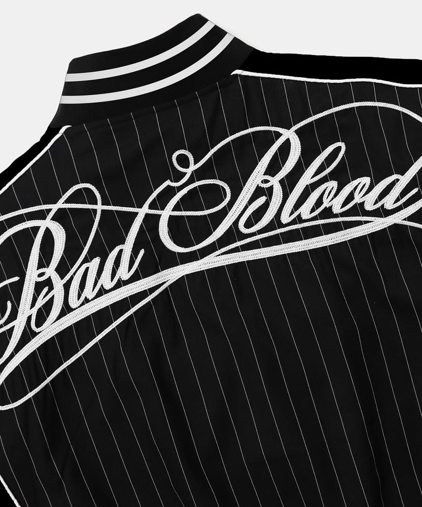 Спортивная куртка Badblood Dark Classic в тонкую полоску - Черная
