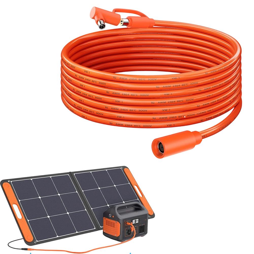 DC8MM 10 Meter Extension Cable 12AWG with DC7909 DC8020 Connectors for Solar For Power Stations Compatible with BLUETTI