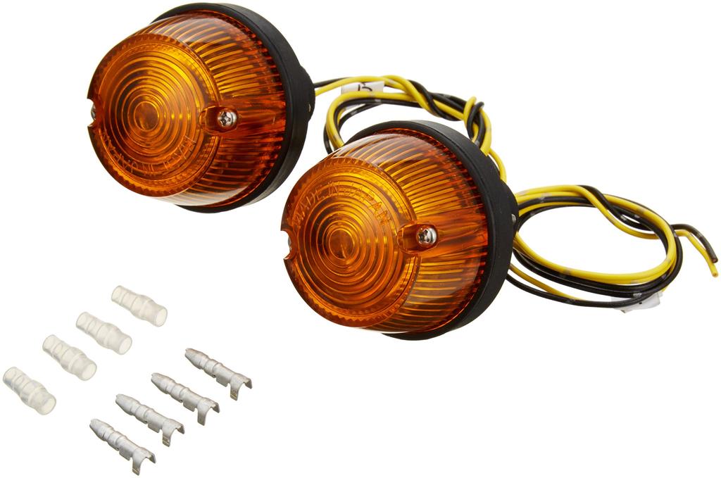 Kijima CB72 219-5054 Motorcycle Parts Cowl Type Turn Signal Lamp, 4.5 x 1.6 x
