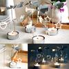 Charm Christmas Home Decor Spinning Rotary Metal Holder Decoration Stand Light Xmas Gift