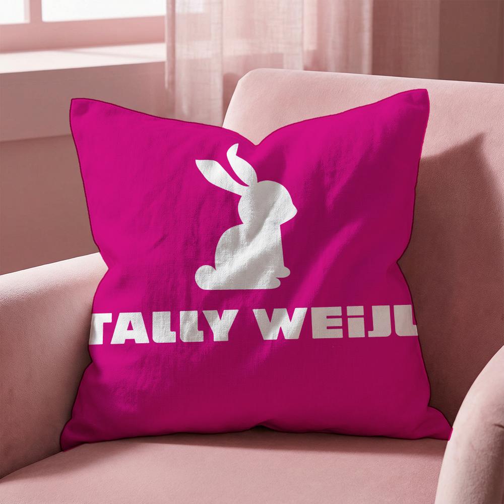 HOT Tally Weijl Cushion Cover Multi-Scene Pillow Cover for Home & Car - Reversible, Soft & Durable for Daily Use