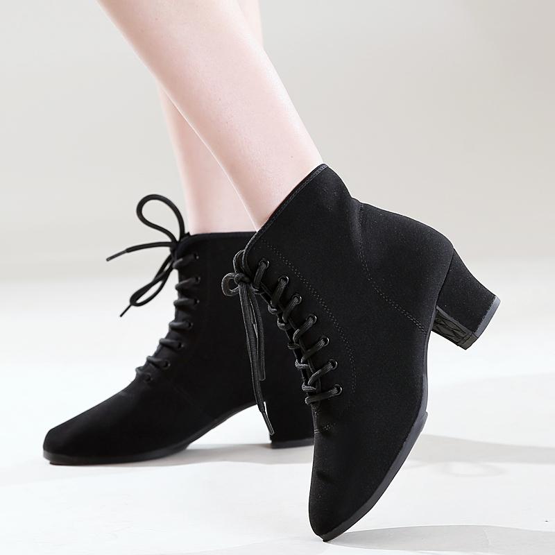 Женская танцевальная обувь, танцевальные ботинки для джаза и сальсы, обувь для бальных танцев, современная женская обувь