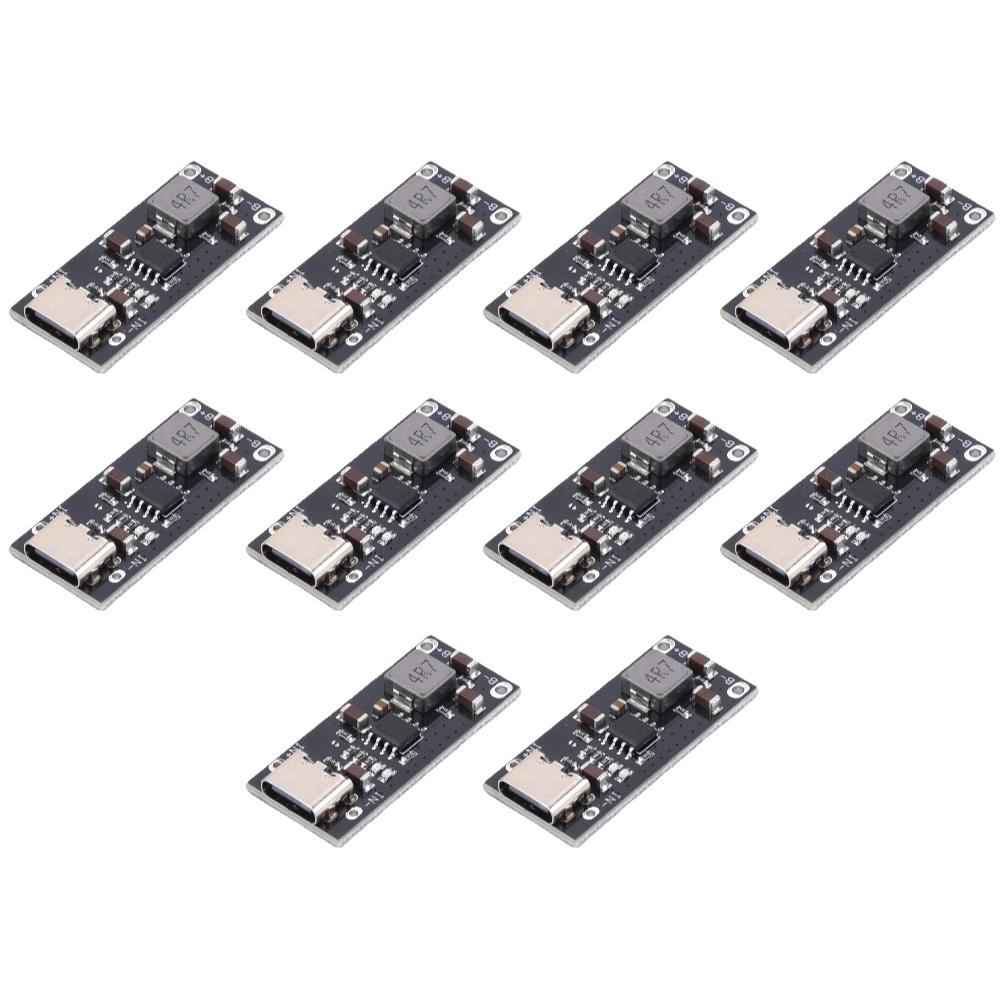 1-10PCS Type C USB Input High Current 3A Polymer Ternary Lithium Battery Quick Fast Charging Board IP2312 CC/CV Mode 5V To 4.2V