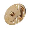 Round EmNaBossing Copper Hasp Retro Wooden Box Lock Clasp Decorative Hasps for Wedding Card Boxes Wine Boxes