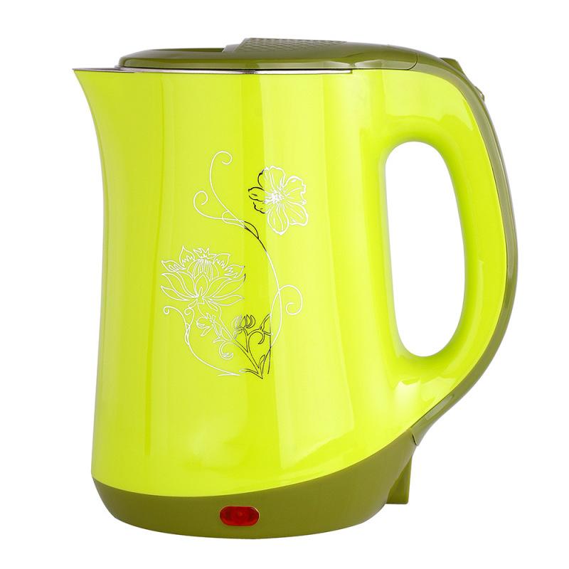 Электрический чайник Бытовой электрический чайник Двухслойный электрический чайник из нержавеющей стали