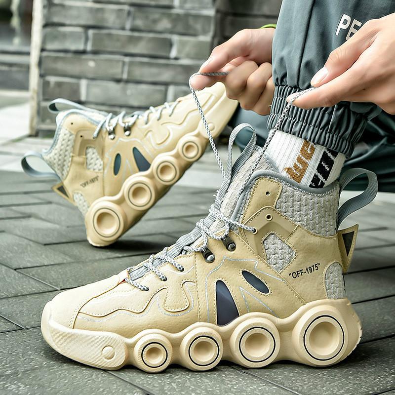 Высокие туфли, новый стиль, обувь для папы на толстой подошве, модная обувь, китайская шикарная спортивная повседневная обувь