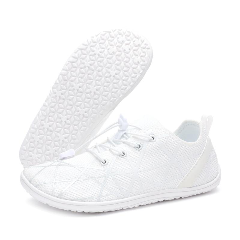 New Curved Rattan Plaid Adhesive Rubber Mesh Fabric Men's Sports Shoes Comfortable and Breathable Casual Shoes