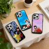 Аниме Инуяша Чехол для телефона для iPhone 17,16,15,14,13,12,11 Plus,Pro Max,XS,Красочный серебристый чехол для телефона Funda Cover
