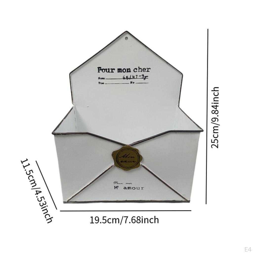 Шикарный металлический настенный держатель для цветов, корзина для входной двери, настенная ваза в деревенском стиле для фермерского дома, для помещений